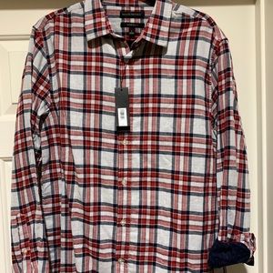 Banana Republic untucked slim fit shirt